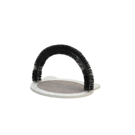 Petpals 818483018494 11 in. Nifty Cat Massager, Gray
