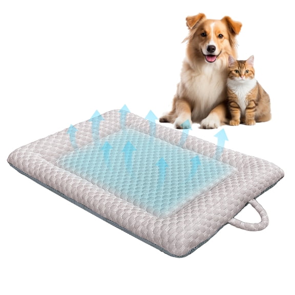 Petpals CoolNest Cat Cooling Mat, Anti-Slip, Chew-Resistant, Portable for Crate, Bed, Sofa, Car