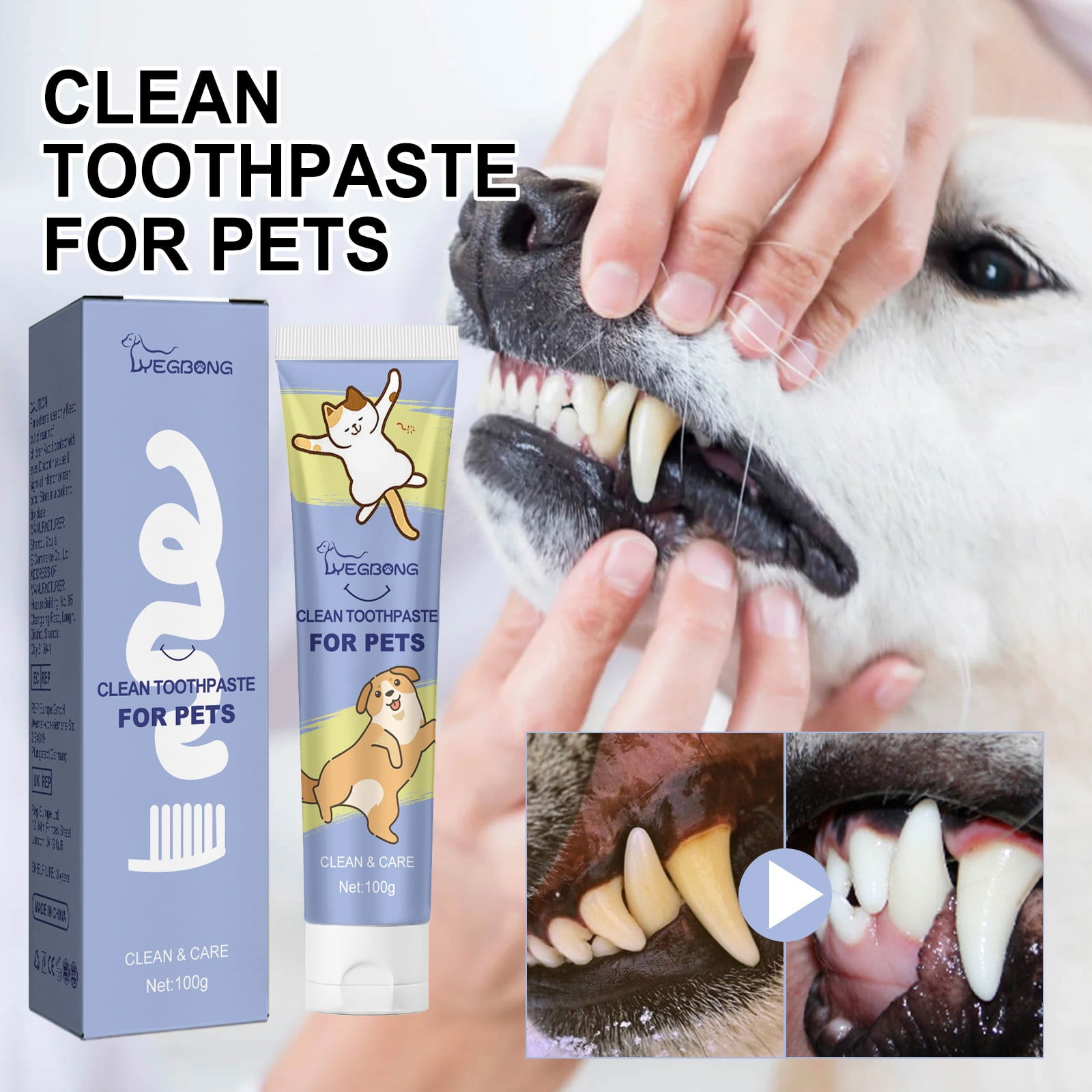 Dog toothbrush and toothpaste walmart sale