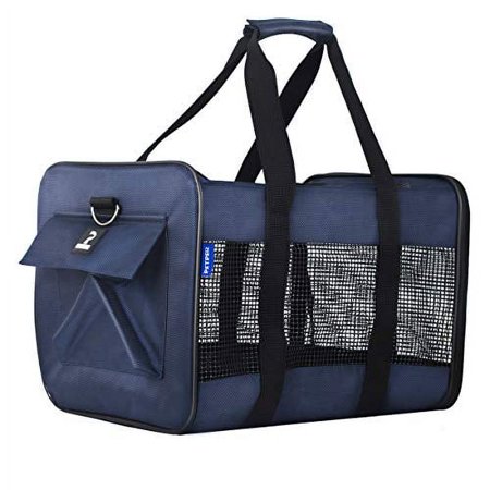 Petper CW-128 Pet Carrier Dogs Cats Soft Sided Carrier, Carrying Handbag for Outdoor Travel Walking Hiking