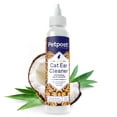 thumbnail image 1 of Petpost Natural Coconut Oil Treatment Cat Ear Cleaner Drops, 8 oz., 1 of 6