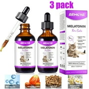 Petpya Melatonin for Cats,Cat Melatonin,Cat Stress Relief,Cat Calming Treats,Anxiety Relief & Promote Relaxation,Sleep Aid for Cats,Pet Health Supplies,Cat Sleep Aid,Natural Bacon Flavor