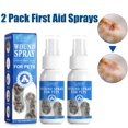 thumbnail image 1 of Petpya Wound Spray for Dogs & Cats,Care Hot Spot and Itch Relief Spray, Protects Cuts and Scratches，First Aid Promoting Healing Pet Wound Spray Dog Wound Skin Care 2 Pack, 1 of 10
