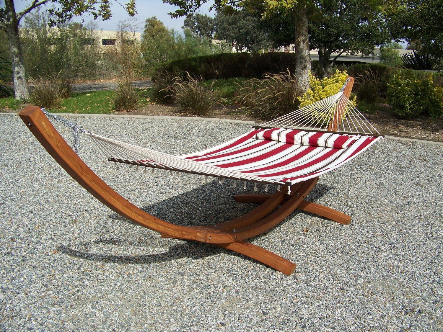 Petra Leisure Deluxe Quilted, Double Padded Hammock Bed w/Pillow. 2 Person Bed. 425 LB Capacity. STAND NOT INCLUDED