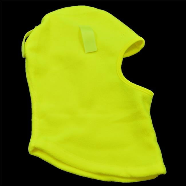 Petra Roc LMSK-S1 Balaclava Fleece Head Wear Ski Mask & Hardhat Liner, Lime - One Size