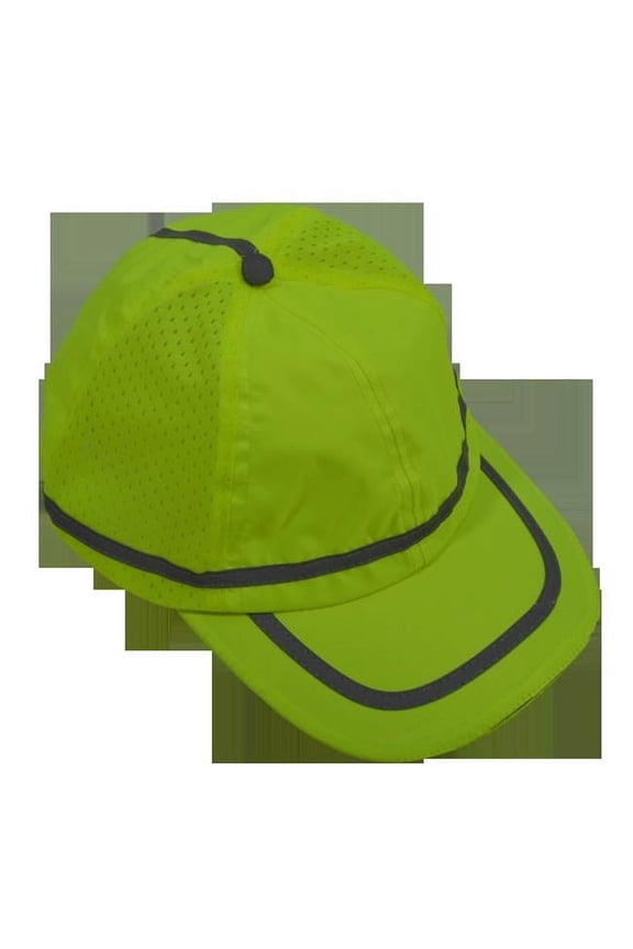 Petra Roc LBC-S1 Hi Vis Baseball Cap Style Safety Cap, Lime - One Size