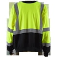 thumbnail image 1 of Petra Roc LBCSW-C3-5X Sweatshirt Crew Neck Two Tone Ansi Class 3, Lime & Black - 5X, 1 of 1