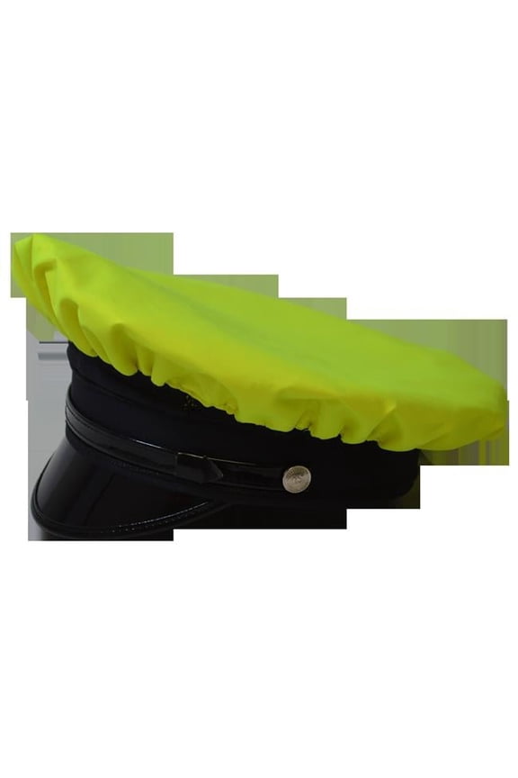 LBRV-CAP Lime & Black Reversible Rain Cap, One Size