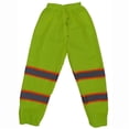 thumbnail image 1 of Petra Roc LMPO-CE-2X-3X 2 in. Lime Mesh Traffic Pants & Orange Contrast Binding Silver Reflective Tapes Ansi Class E, 2X & 3X, 1 of 1