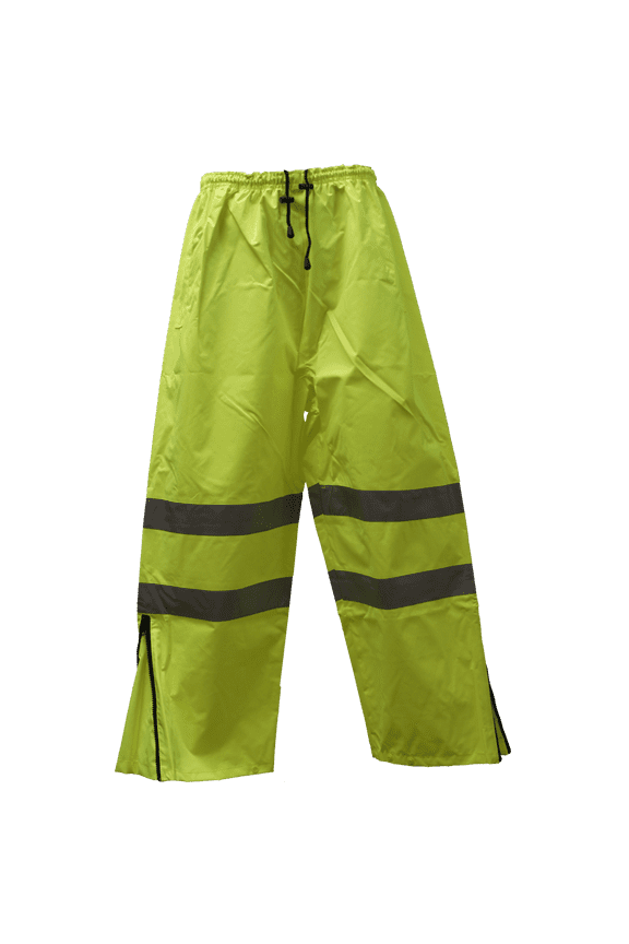 LPP-CE-S Pants ANSI-ISEA 107-2004 Class E Waterproof Drawstring, Lime - Small