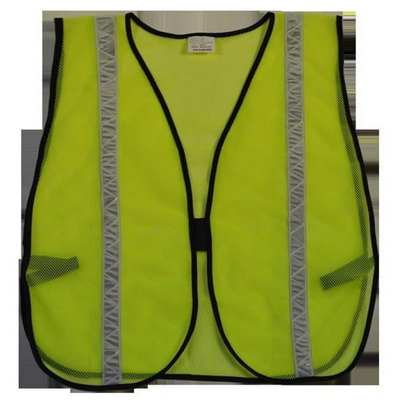 Petra Roc LVM-HG Safety Vest Lime Mesh White High Gloss Reflective Tapes, Universal