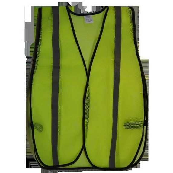 Petra Roc LVM-S Safety Vest Lime Mesh Silver Reflective Tapes, Universal