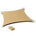 thumbnail image 1 of Petra's 20 Ft. X 10 Ft. Waterproof Rectangle Shade (Hardware Included) Durable Outdoor Fabric. Up to 90% UV Protection (Sand), 1 of 3