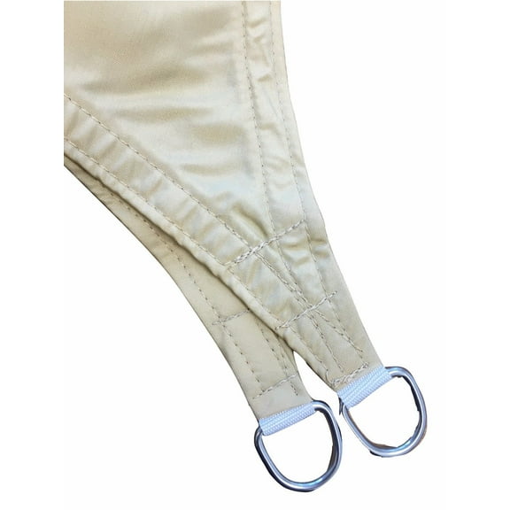 Petra's Waterproof Square Sun Shade Sail. Durable Woven Outdoor Patio Fabric w/ 90% UV Protection