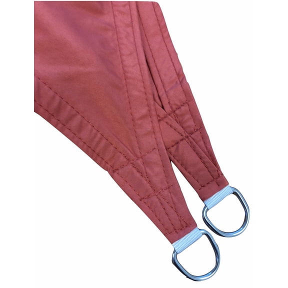 Petra's Waterproof Triangle Sun Shade Sail. Durable Woven Outdoor Patio Fabric w/ 90% UV Protection