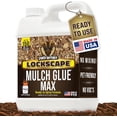 thumbnail image 1 of PetraMax Lockscape Mulch Glue for Landscaping, 1 Gallon (Made in USA) - Ready to Spray Pea Gravel Binder & Landscape Adhesive for Pine Straw & Wood Chips - Pet-Safe Mulch & Rock Glue for Landscaping, 1 of 8