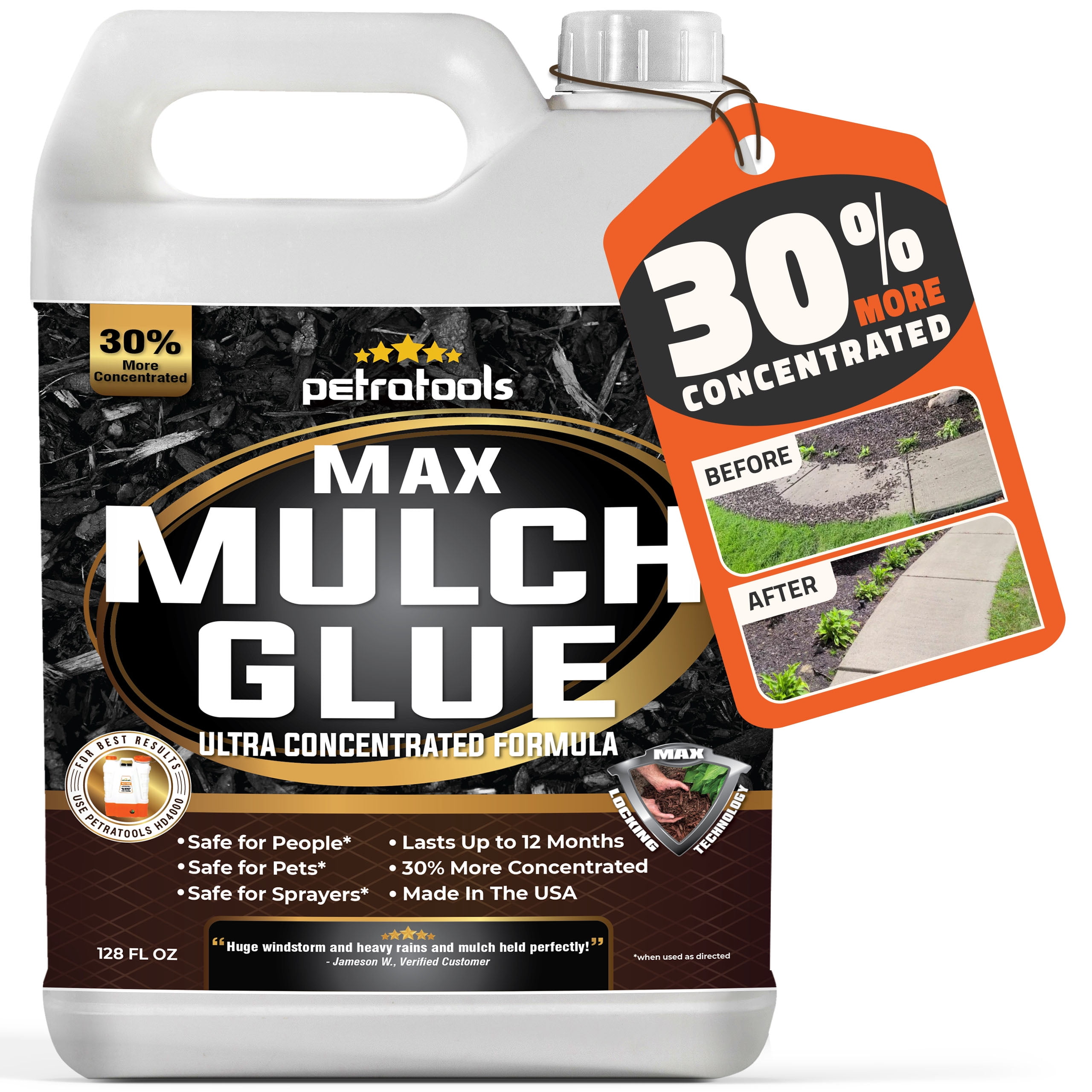 BEEST Sticky Premium Mulch Glue™ & Rock Glue