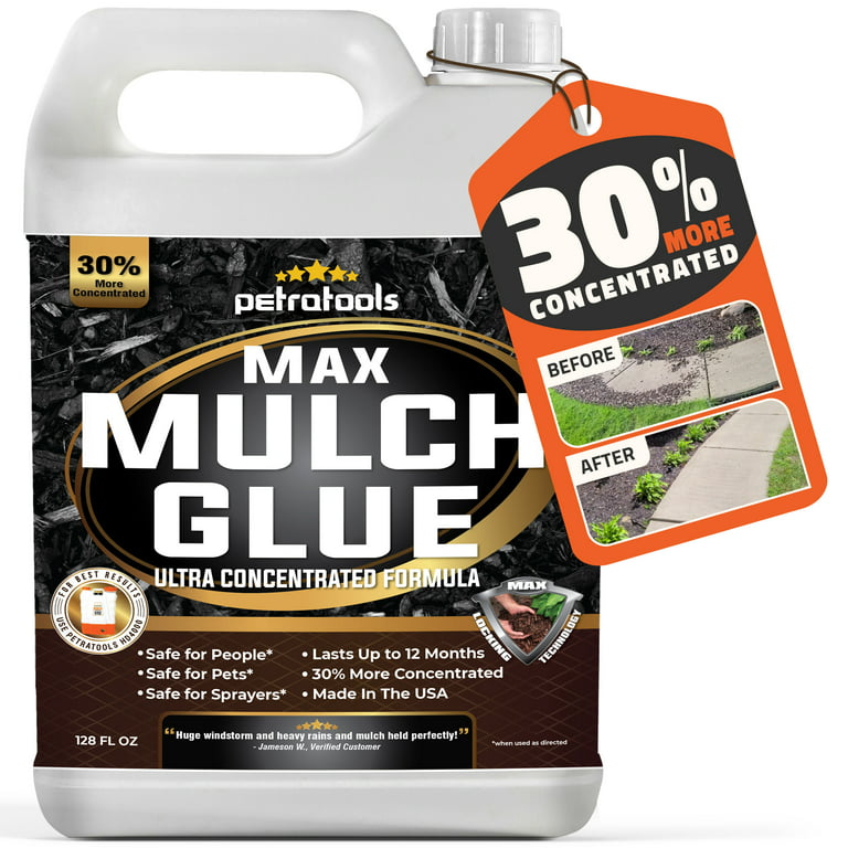 Landscape Adhesive Mulch Glue for Small Gravel and Pebble Stabilization  (32oz)