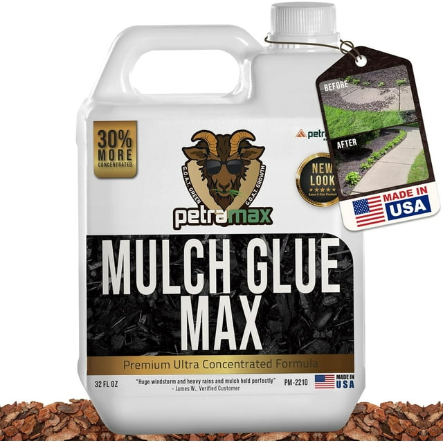 PetraTools Max Mulch Glue Landscape Adhesive and Stabilizer for Small