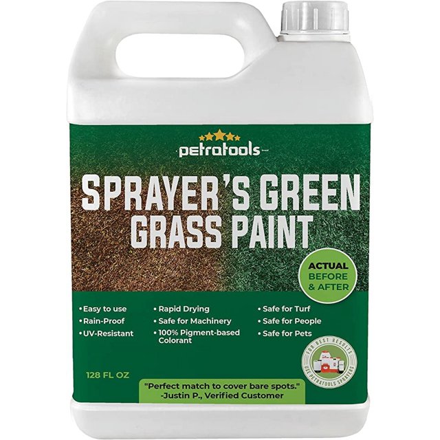 PetraTools Sprayers Green Grass Paint Lawn Paint, Lawn Colorant, Grass
