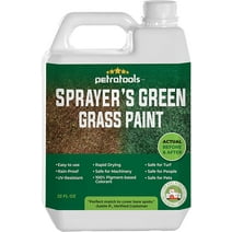 PetraTools Sprayers Green Grass Paint  Lawn Paint, Lawn Colorant, Grass Paint for Lawn, Long Lasting Green Lawn & Grass Spray - (32oz)