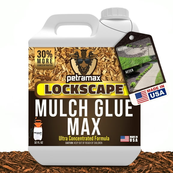 Petramax Mulch Glue for Landscaping Max Concentrate Pea Gravel & Rock Glue, 32 fl oz