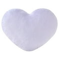 thumbnail image 1 of Petrella Heart Pillow Cute Fuzzy Pillows Throw Pillows For Bed Livingroom Home Decor Cushion Decorative Aesthetic Preppy Pillows Purple Large 19"x15", 1 of 6