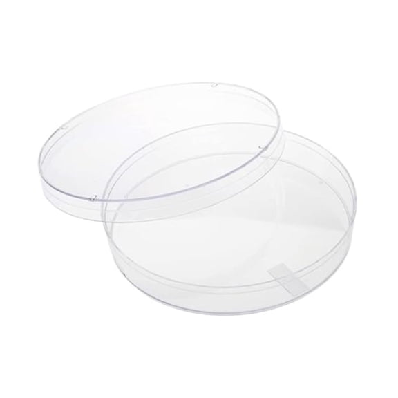 Petri Dishes 100mm x 15mm - Clear Plastic Lab Dishes, 500 Pack - Stackable, Sterile Dishes for Microbiology, Cell Culture, Automation, and Scientific Research