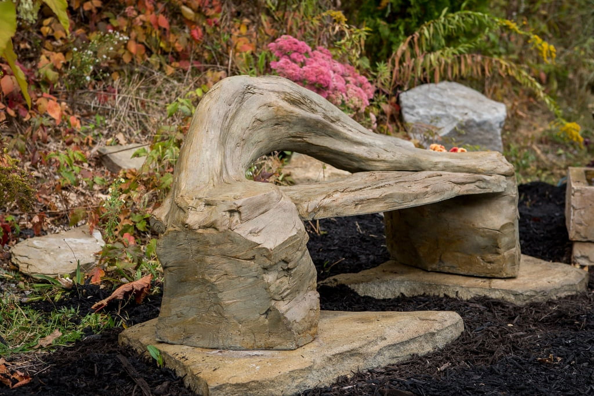 Petrified Wood Bench - Walmart.com