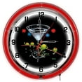 thumbnail image 1 of Petro Enterprises  Dirty Martini 14 in. Neon Clock, 1 of 1