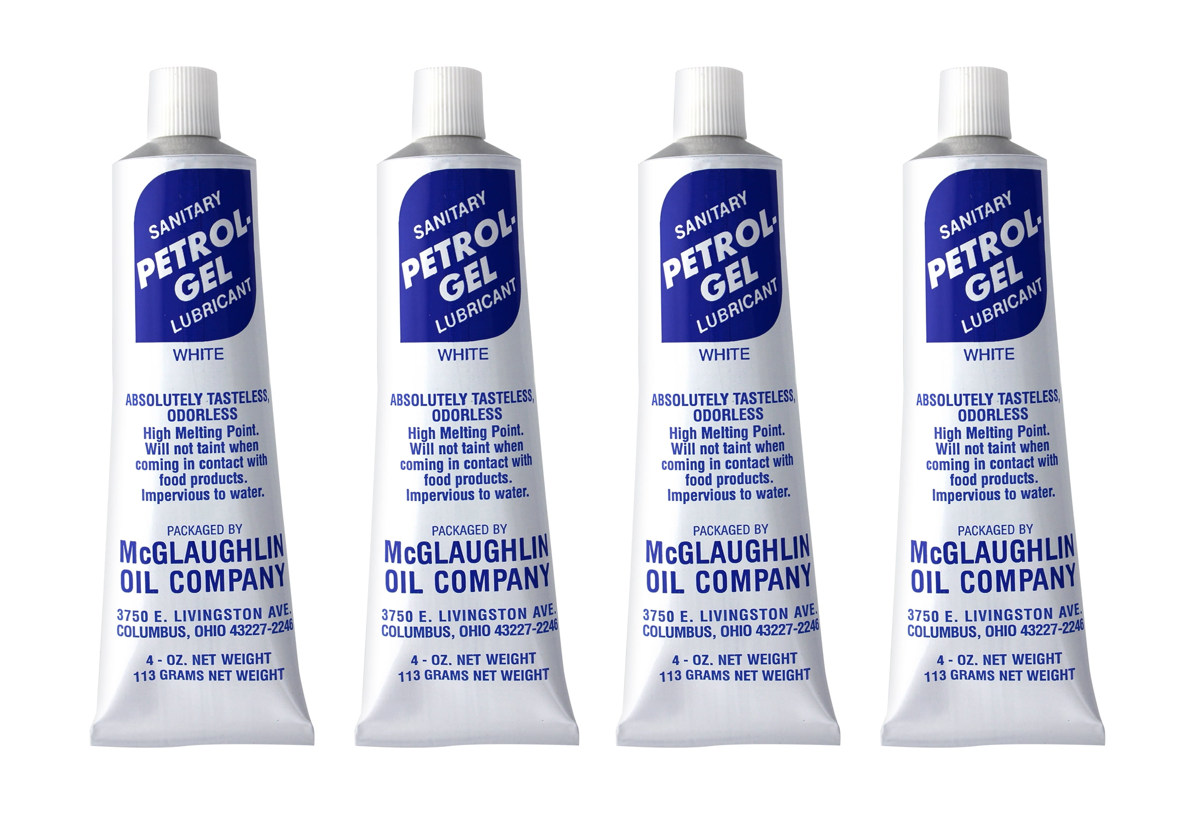 PetroGel. Comp. Food Grade Equipment Lubricant NSF 4 (4 oz.) Tubes