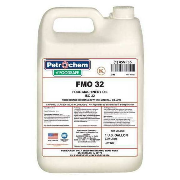 Petrochem 1 gal Pail, Hydraulic Oil, 32 ISO Viscosity, 10W SAE FMO 32-001