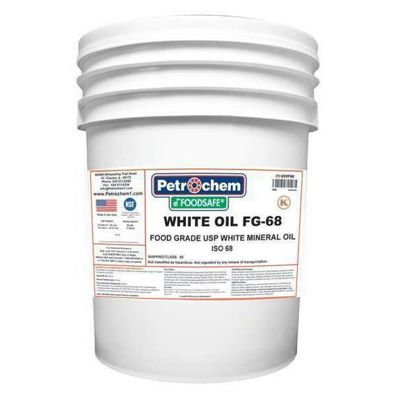 Petrochem 5 gal Pail, Hydraulic Oil, 68 ISO Viscosity, 20 SAE WO FG-68-005