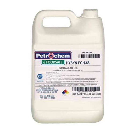 Petrochem 1 gal Jug, Hydraulic Oil, 68 ISO Viscosity, 20W SAE HYSN FGH-68-001