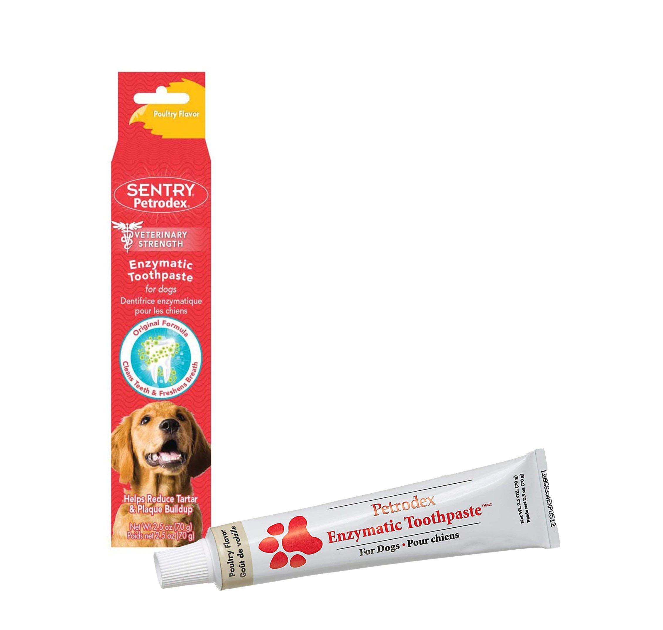 Petrodex Enzymatic Toothpaste for Dogs & Cats, Poultry Flavor 2.5 oz