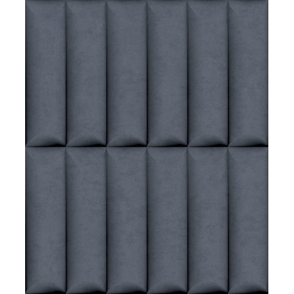 Petrol 3D Concrete Like Tube Wallpaper R8082