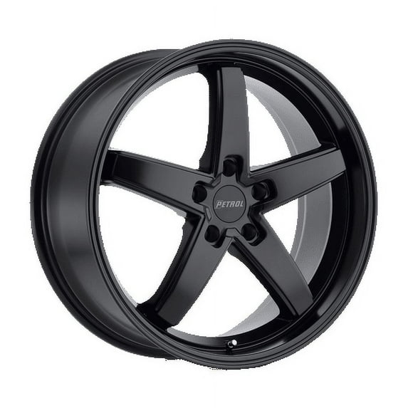 Petrol Aluminum Rim P1B 18X8in Matte Black Finish, 1880P1B405114M76
