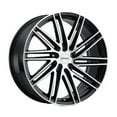 thumbnail image 1 of Petrol Aluminum Rim P1C 18X8in Gloss Black with Machined Face Finish, 1880P1C405112F72, 1 of 4