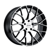 Petrol Aluminum Rim P2B 20X8.5in Gloss Black with Machined Face Finish, 2085P2B405114F76