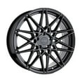 thumbnail image 1 of Petrol Aluminum Rim P3C 17X8in Semi Gloss Black Finish, 1780P3C405105B72, 1 of 3