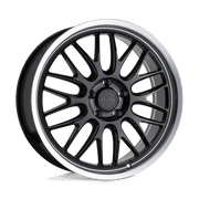 Petrol Aluminum Rim P4C 20X8.5in Gloss Black with Machined Cut Lip Finish, 2085P4C405115B76