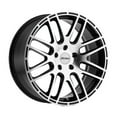 thumbnail image 1 of Petrol Aluminum Rim P6A 19X8in Gloss Black with Machined Cut Face Finish, 1980P6A405108B72, 1 of 4