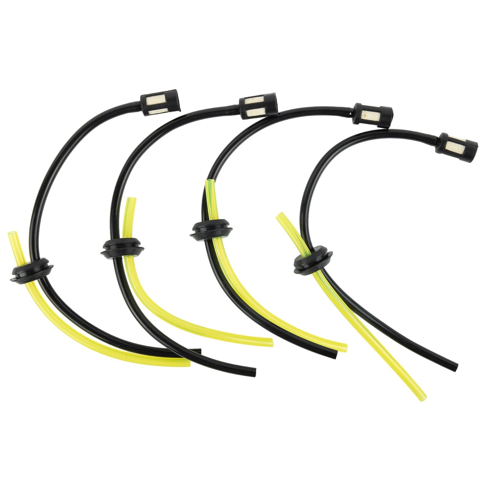4er Set Kraftstoffschläuche Mit Tankfilter Für Benzin Freischneider / Motorsense - 2-Takt