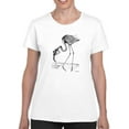 thumbnail image 1 of Petrol Handle Flamingo T-Shirt Women -Mohsen Najafi Designs, Female Small, 1 of 4