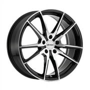 Petrol P0A 17X8 5X112 32Et 76.1Cb Gloss Black W/ Machined Cut Face Wheel