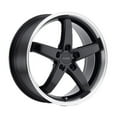 thumbnail image 1 of Petrol P1B 19X8 5X112 32Et 76.1Cb Gloss Black W/ Machined Cut Lip Wheel, 1 of 3