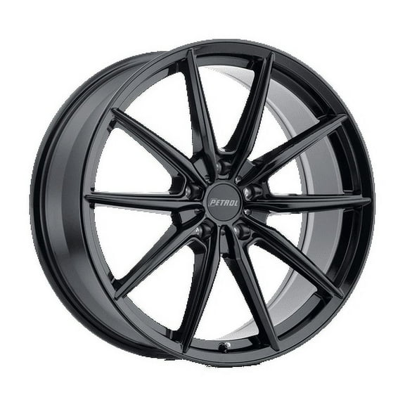 Petrol P4B 17X8 5X120 35Et 72.1Cb Gloss Black Wheel