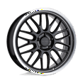 thumbnail image 1 of Petrol P4C 18X8 5X115 40Et 72.1Cb Gloss Black W/ Machined Cut Lip Wheel, 1 of 3