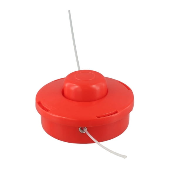 Petrol Trimmer Head Bump Feed Double Line Spool Cutter Replacement, for Most Brush Cutters, PP Material, Fits M10 x 1.25mm Reverse Thread, for Yard Grass Cutting and Trimming(A)