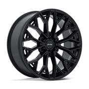 Petrol Wheels - P5E - 22in, Cast Aluminum, Gloss Black, 22X9.5, 6X5.5, 25mm, 194933395224, SAE J2530 JWL VIA